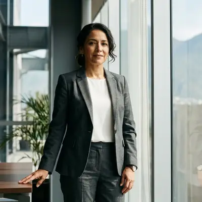 Retrato de la Lic. Mariana Arizpe Treviño en el despacho